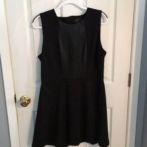 Kardashian Kollection Skater Dress—Faux Leather